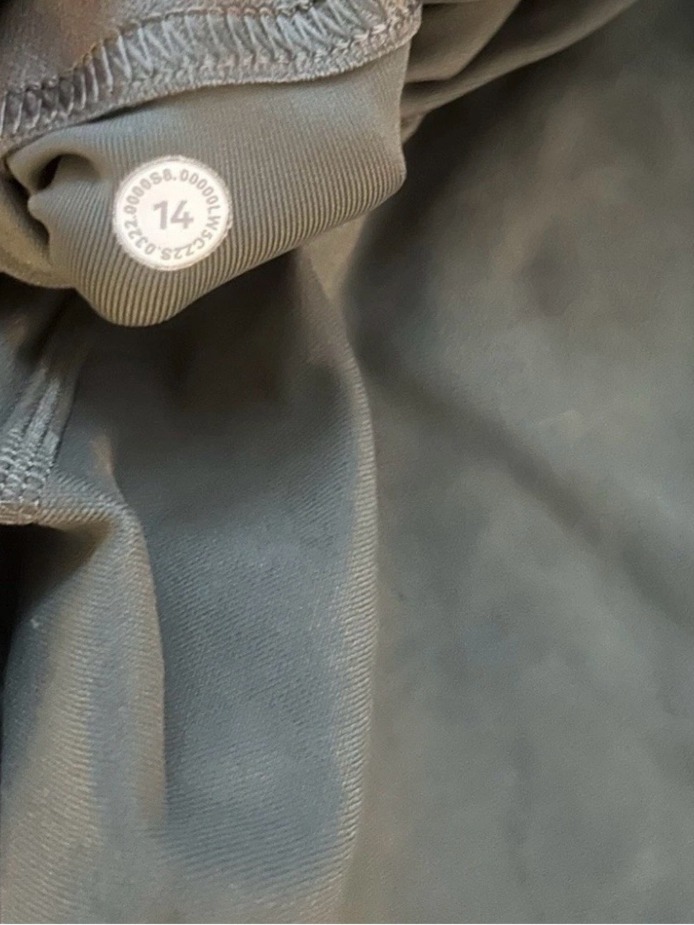 Lululemon Wunder Train High Rise Tight Size 14 Olive Green - Picture 3 of 5